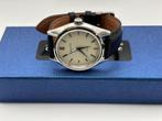 Escapement Time Quartz 40mm Grand Seiko look-a-like, Overige merken, Leer, Staal, Polshorloge