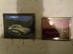 Twee fotokadertjes met glas PORSCHE slechts 5 euro, Maison & Meubles, Enlèvement, Utilisé