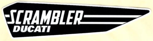 Ducati Scrambler rechts sticker #3, Motoren, Accessoires | Stickers, Verzenden