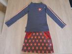 Rokje + Longsleeve 4 Funky Flavours 122/128, Meisje, Ophalen of Verzenden, Zo goed als nieuw, Setje