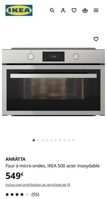 NIEUW IKEA Anratta magnetronoven beschikbaar voor biedingen