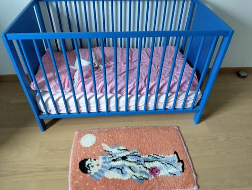 KINDERBEDJE, Kinderen en Baby's, Kinderkamer | Bedden, Gebruikt, Minder dan 140 cm, 70 tot 85 cm, Lattenbodem, Matras, Ophalen