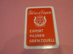 Oude losse speelkaart Biéres d'Eupen (181), Verzamelen, Speelkaarten, Jokers en Kwartetten, Ophalen of Verzenden, Zo goed als nieuw