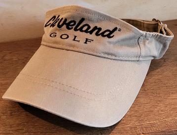 CLEVELAND GOLF, beige golfpet van 100% katoen **NIEUW** beschikbaar voor biedingen