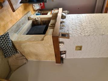 Cheminée à vendre, Huis en Inrichting, Haarden, Ophalen, Gebruikt, Vrijstaande haard, Houthaard