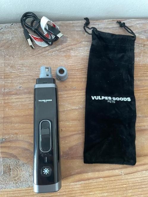 Elektrische nagelvijl voor hond en kat Vulpes Goods, Dieren en Toebehoren, Overige Dieren-accessoires, Nieuw, Ophalen of Verzenden