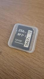 Lexar Professional 1667x SD Card 256GB, Audio, Tv en Foto, Foto | Geheugenkaarten, Ophalen, SD, Lexar, Zo goed als nieuw