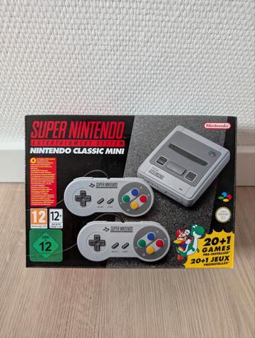 Super nintendo classic mini (met doos) nieuw beschikbaar voor biedingen