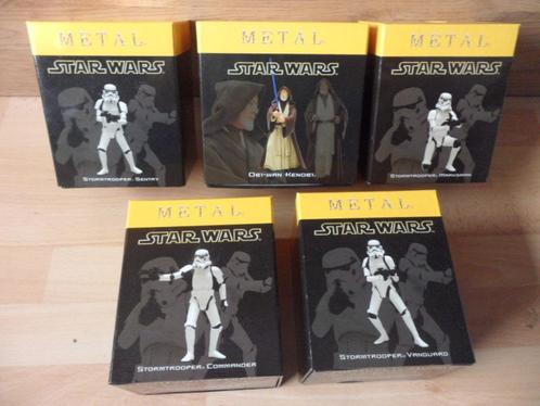 5 Figurine Star Wars Stormtrooper en métal Ed limitée, Verzamelen, Beelden en Beeldjes, Nieuw, Overige typen, Verzenden