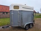 Aanhangwagen voor 2 paarden, Dieren en Toebehoren, Ophalen, Gebruikt, Polyester, 2-paards trailer