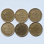 Frankrijk 6 x 10 francs     (786), Ophalen of Verzenden, Frankrijk, Setje