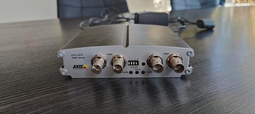 Axis 2410Q 4 ports serveur video, TV, Hi-fi & Vidéo, Convertisseurs, Utilisé, Enlèvement ou Envoi