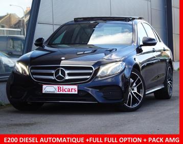 Mercedes E200d AUTO *PACK AMG*+ LED TOIT PANO CUIR CAM 360 F