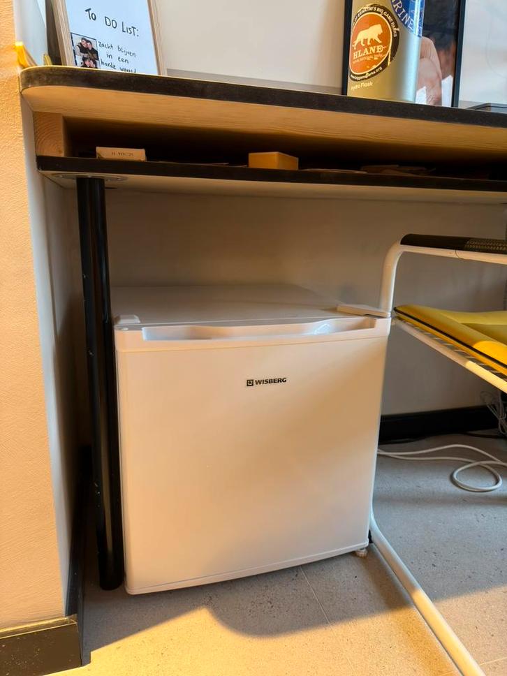 Wisberg mini koelkast, Elektronische apparatuur, Koelkasten en IJskasten, Zo goed als nieuw, Ophalen