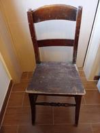 Vintage houten stoelen, Ophalen, Gebruikt, Bruin, Eén