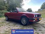 BMW 325i Cabriolet | 1986 | Route 66 Auctions, Auto's, Zwart, Bedrijf, Handgeschakeld, Overige carrosserie