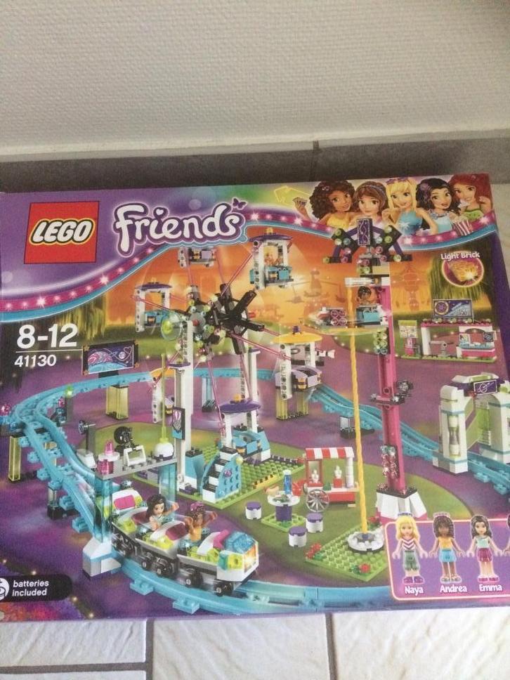 lego friends pretpark achtbaan, Kinderen en Baby's, Speelgoed | Duplo en Lego, Zo goed als nieuw, Lego, Complete set, Ophalen of Verzenden