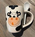 Tasse "vache" + cuillère, Maison & Meubles, Enlèvement ou Envoi, Neuf