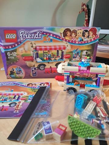 Lego friends hotdog wagen bij pretpark 41129 beschikbaar voor biedingen