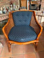2 mooie rotan zeteltjes, Huis en Inrichting, Fauteuils, Ophalen, Gebruikt, Minder dan 75 cm, Riet of Rotan