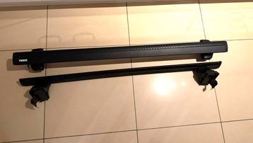 DakdragersThule wingbars Black + Thule 754 nieuwstaat beschikbaar voor biedingen