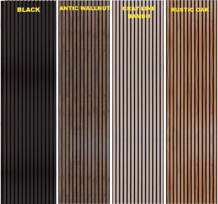 PANNEAUX MURAUX ACOUSTIQUES/PANNEAU MURAL ACOUSTIQUE, Bricolage & Construction, Bois & Planches, Neuf, Autres types, Autres essences de bois