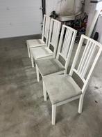 4 stoelen gratis af te halen, Ophalen, Gebruikt, Wit, Vier