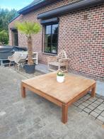 Mooie grote salontafel tuintafel in teak, Tuin en Terras, Ophalen of Verzenden, Zo goed als nieuw