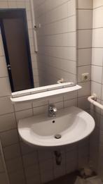 lavabo idial standard, robinet vert, tablette, miroir, évier, Comme neuf, Envoi, Robinet