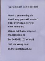 Leeg maken van woningen, Huis en Inrichting, Complete inboedels, Ophalen