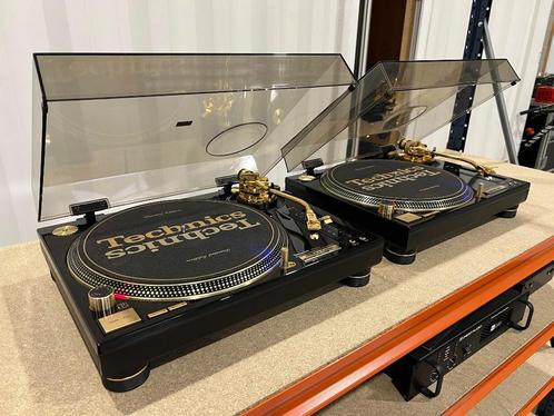 2x Technics SL-1200GLD Limited Edition 24K privécollectie, Audio, Tv en Foto, Platenspelers, Gebruikt, Platenspeler, Technics