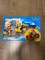 Playmobil gocart met pitstop, Kinderen en Baby's, Speelgoed | Playmobil, Ophalen, Zo goed als nieuw, Complete set