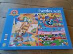 puzzel looney tunes 3 in 1 doos, 104 stuks elk, Ophalen of Verzenden, Meer dan 50 stukjes, Gebruikt, 6 jaar of ouder