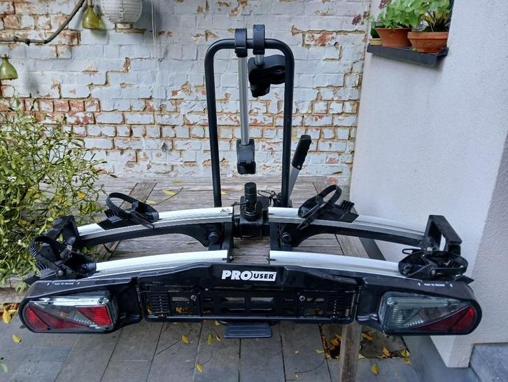 Pro-user diamant sg2 fietsdrager op trekhaak, Autos : Divers, Porte-vélos, Comme neuf, Support d'attelage, 2 vélos, Pneus larges