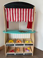 Houten winkeltje / poppenkast met toebehoren, Ophalen, Zo goed als nieuw