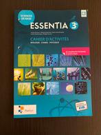 Essentia 3 - Cahier d’activités - Ed. plantyn quasi neuf!, Secondaire, Chimie