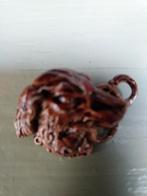 Broche jachthond, Overige materialen, Gebruikt, Bruin, Minder dan 4 cm