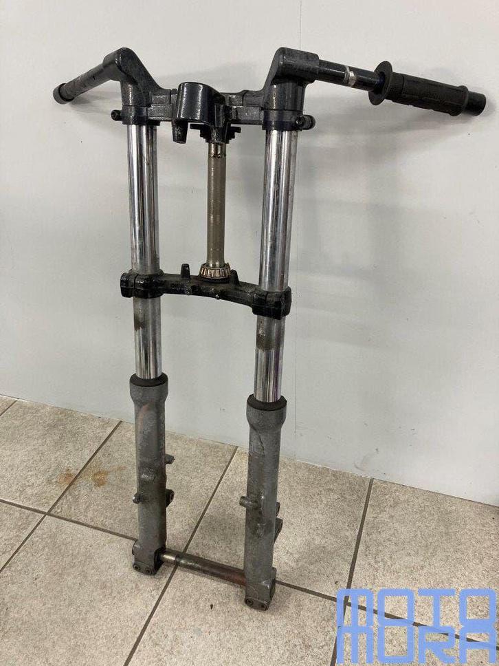 Voorvork met t-stuk en kroonplaat Kawasaki ZZR600 1993 - 200, Motoren, Onderdelen | Kawasaki, Gebruikt, Ophalen of Verzenden