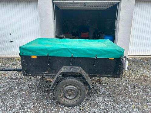 Aanhangwagen met bladveren. Prijs is bespreekbaar., Auto diversen, Aanhangwagen-onderdelen, Zo goed als nieuw, Ophalen