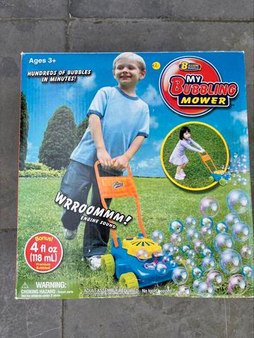 My bubble mower speelgoed grasmaaier  disponible aux enchères