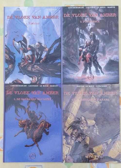 HC | De Vloek van Amber volledige reeks | NIEUWSTAAT, Boeken, Stripverhalen, Zo goed als nieuw, Complete serie of reeks, Ophalen of Verzenden