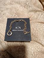 Armani exchange mannen armband goud, Handtassen en Accessoires, Armbanden, Ophalen, Nieuw, Goud, Staal