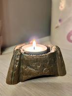 Cendrier ou photophore en bronze - style art deco, Enlèvement ou Envoi, Utilisé