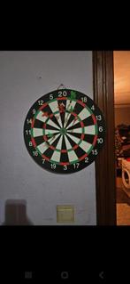 Darts van kurk + 6 dartpijlen, Sport en Fitness, Darts, Ophalen of Verzenden, Gebruikt, Pijlen