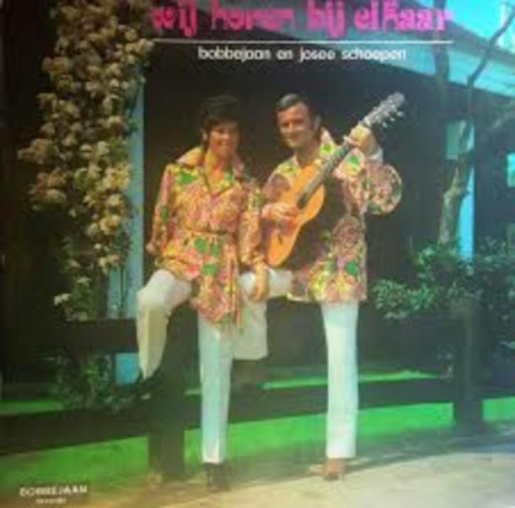 LP/ Bobbejaan & Josee Schoepen>< Wij horen bij elkaar <, Cd's en Dvd's, Vinyl | Nederlandstalig, Zo goed als nieuw, Levenslied of Smartlap