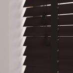 Zwarte houten jaloezieën  (breedte 185cm x hoogte 108cm), Huis en Inrichting, Stoffering | Gordijnen en Lamellen, Nieuw, 150 tot 200 cm