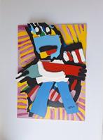 Karel Appel - Sculptuur in hout "Blue Boy", Enlèvement ou Envoi