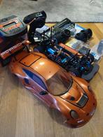 Tamiya Porsche tuned incl. zender,lader,2 batt,tuned motor.., Ophalen