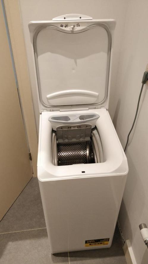 wasmachine Zanussi ZWY61225BW Toplader, Elektronische apparatuur, Wasmachines, Gebruikt, Voorlader, 4 tot 6 kg, 85 tot 90 cm, Minder dan 1200 toeren