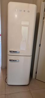 SMEG koelkast met diepvries, Elektronische apparatuur, Koelkasten en IJskasten, Ophalen, 200 liter of meer, 60 cm of meer, Met aparte vriezer